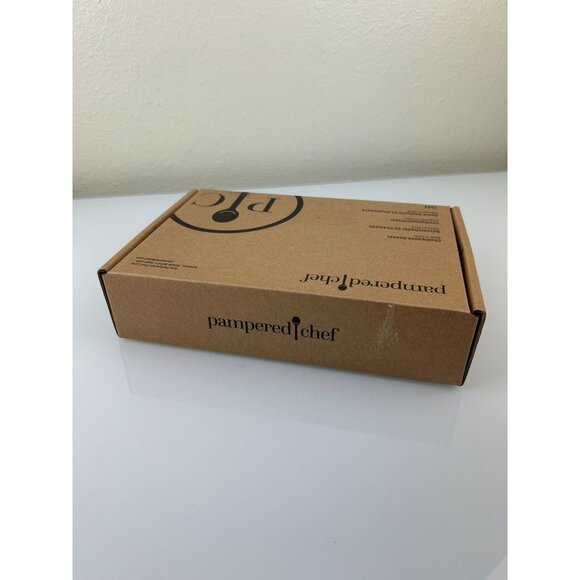 Pampered Chef Champagne Opener Kitchen Bar Tool 1597 Black Silver Tone Orig. Box - Picture 10 of 11